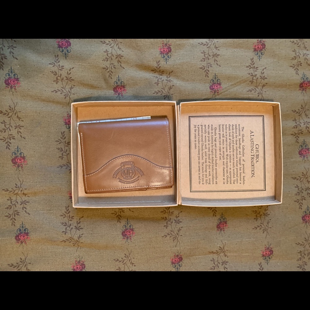 Ghurka leather wallet